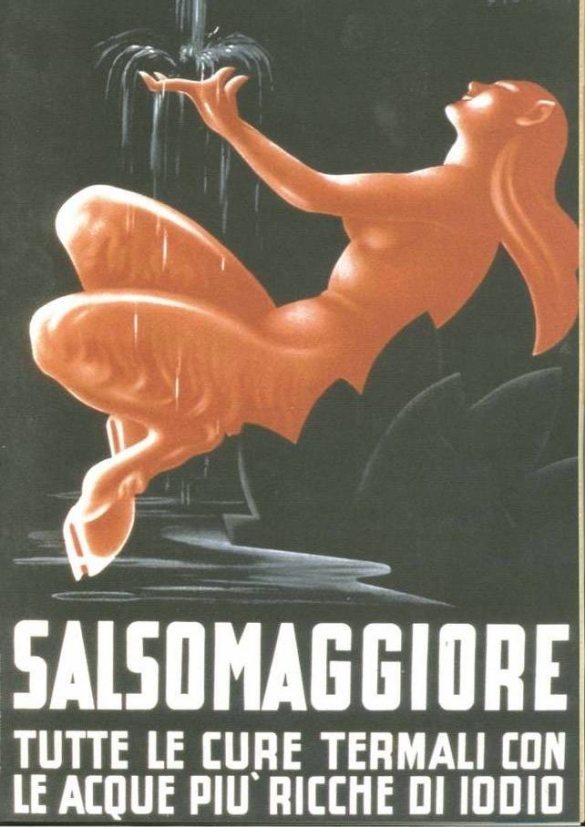 Storica affiches di Salsomaggiore Terme (1900ca): 
