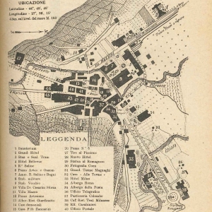 Salsomaggiore Terme mappa 1899: Mappa anno 1899 _ Mappa tratta dalla pubblicazione Il Parmense e le sue stazioni balneari : *Salsomaggiore, Tabiano, S. Andrea. -  L. Battei, 1899