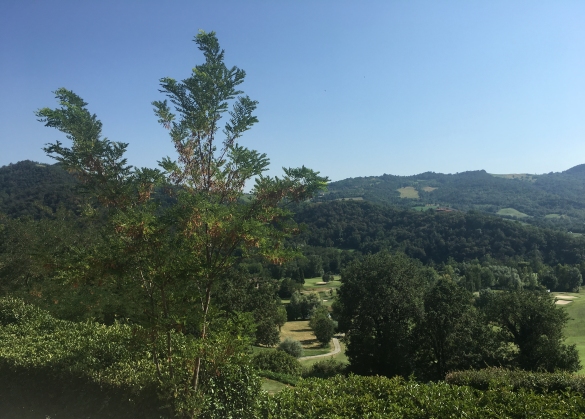 Panorama ccollinare: Veduta panoramica dal Golf Club di Salsomaggiore Terme