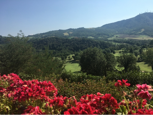 Panorama collinare: Veduta panoramica dal Golf Club di Salsomaggiore Terme