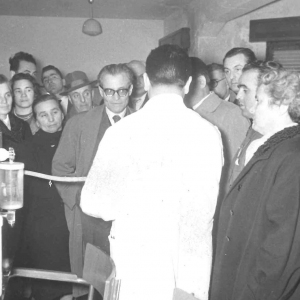 TERME DI TABIANO: Anni '60 del Novecento - Delegazione in visita alla struttura termale Respighi