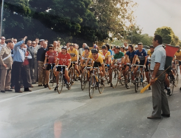 Tabiano Manifestazione - Collezione Biblioteca Comunale G.D. Romagnosi: Tabiano, 27 settembre 1986 - Gara ciclistica femminile