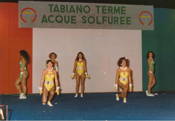 Fruste di Santa Lucia - Collezione Biblioteca Comunale G.D. Romagnosi : 15 settembre 1988, Arena degli Spettacoli - Esibizione nell'ambito dello spettacolo degli inconfondibili schioccatori di fruste romagnoli	