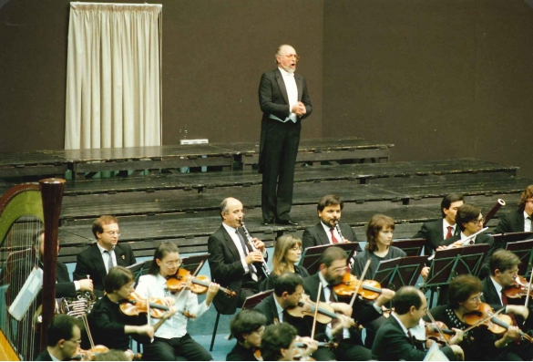 Renato Bruson al Festival K di Salsomaggiore Terme - Collezione Biblioteca Comunale G.D. Romagnosi: 20 settembre 1995 Auditorium Europa - Il Baritono Renato Bruson si esibisce in un concerto accompagnato dall'Orchestra Arturo Toscanini