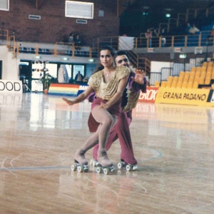 Campionati Mondiali di Pattinaggio Artistico 1994 - Collezione BIblioteca G.D.Romagnosi: 12 ottobre 1994 Palazzetto dello Sport - Cerimonia di inaugurazione dei campionati mondiali - esibizione di alcuni atleti