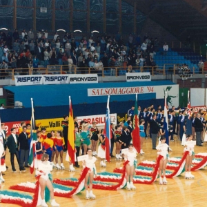 Campionati Mondiali di Pattinaggio Artistico 1994 - Collezione BIblioteca G.D.Romagnosi: 12 ottobre 1994 Palazzetto dello Sport - Cerimonia di inaugurazione dei campionati mondiali