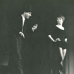 Delia Scala Show - - Collezione BIblioteca G. D. Romagnosi: 17 giugno 1961 - Gli attori Delia Scala ed Enzo Garinei nello spettacolo di rivista al Teatro Nuovo di Salsomaggiore