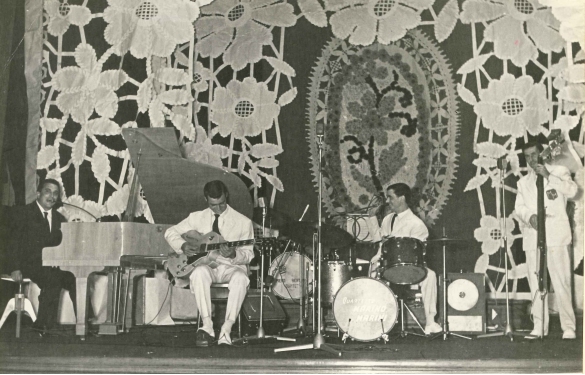 Festival Europeo del Juke Box : 21 settembre 1961 - Esibizione della band musicale Quartetto Marino Marini 