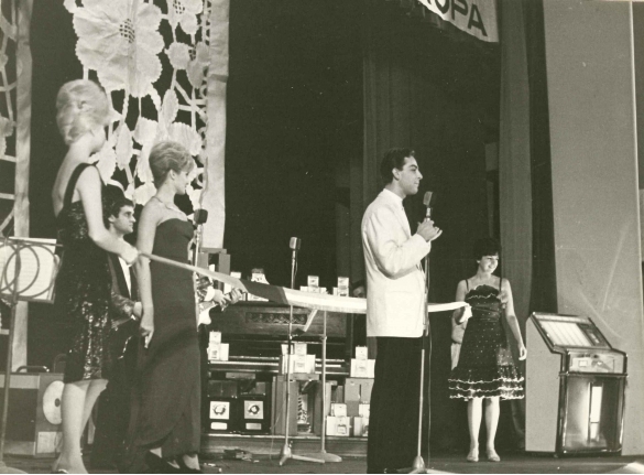 Festival Europeo del Juke Box: 21 settembre 1961 - Il presentatore Daniele Piombi