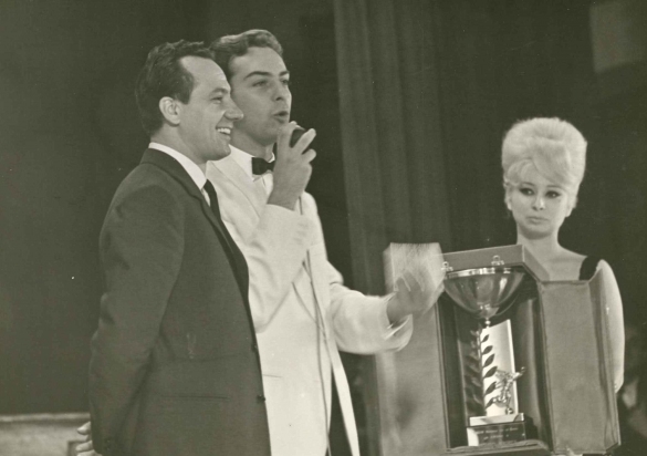 Festival Europeo del Juke Box: 21 settembre 1961 - Daniele Piombi intervista un ospite