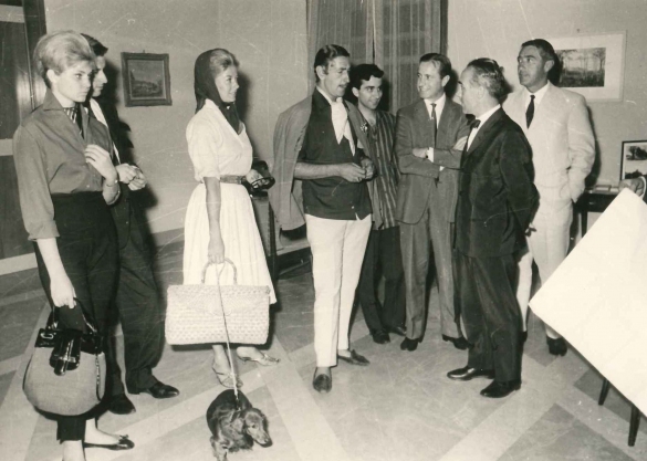 Ospite d'Elite: 23 settembre 1961 - Don Jaime De Mora Y Aragon, fratello maggiore della Regina fabiola del Belgio, in visita alla sede dell'Azienda di Cura e Soggiorno