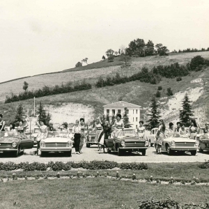 24 giugno 1961 - Le candidate miss, a Tabiano per il carosello autmobilistico