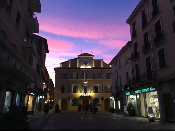 Il cielo di Salsomaggiore al tramonto: 