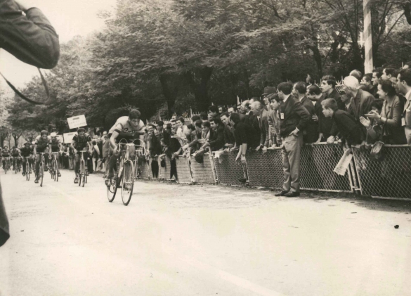 1966 Corsa di Coppi : 12 ottobre 1966 - il percorso di gara sulla strada vicino al Poggio Diana