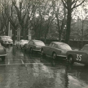 Gara Automobilistica - Collezione BIblioteca G.D.Romagnosi: 1961, Ponte automobilistico Napoli-Milano organizzato dai giornali 'Il mattino' e 'Corriere di Napoli'	