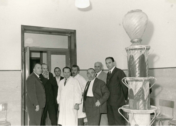Terme di Tabiano - Collezione BIblioteca G.D.Romagnosi: Anni '60 del Novecento - Delegazione in visita alle terme di Tabiano