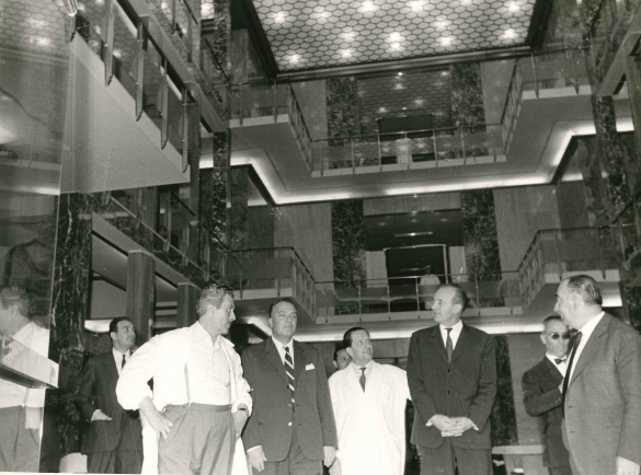 Terme di Tabiano - Collezione BIblioteca G.D.Romagnosi: Anni '60 del Novecento - Delegazione in visita alle terme di Tabiano