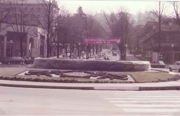 Storica fontana di piazza del Popolo: Anno 1984
