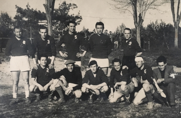 1948 Torneo Calcistico dei Bar:  La squadra del Bar Alcaini, vincitore dell'edizione 1948