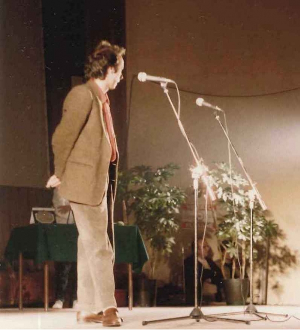 1985 - Salso Film & Tv Festival: Roberto Benigni, attore, comico, regista e sceneggiatore italiano, componente della giuria Concorso Film	