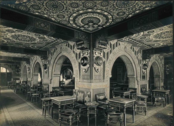 Vecchia Salso - Collezione Fotografica Digitale Famiglia Marzaroli: Primi del Novecento - Grand Hotel des Thermes, l'iconica Taverna Rossa
