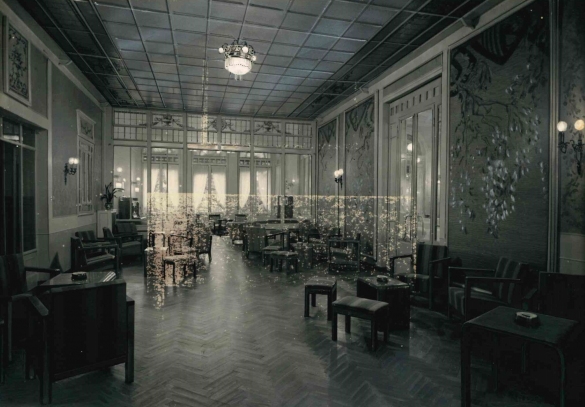 Vecchia Salso - Collezione Fotografica Digitale Famiglia Marzaroli: Primi del Novecento - Grand Hotel Regina, ambienti interni