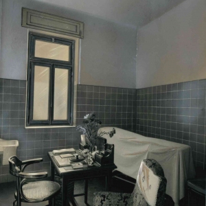 Vecchia Salso - Collezione Fotografica Digitale Famiglia Marzaroli: Primi del Novecento - Grand Hotel Regina, camerino termale