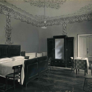 Vecchia Salso - Collezione Fotografica Digitale Famiglia Marzaroli: Primi del Novecento – Albergo Continental, camera matrimoniale