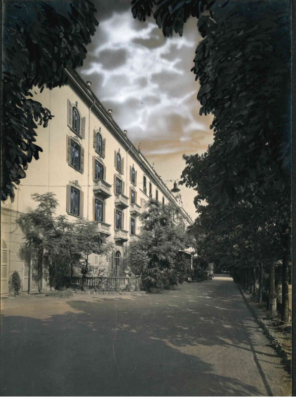 Vecchia Salso - Collezione Fotografica Digitale Famiglia Marzaroli: Primi del Novecento – Grande Albergo Milano, la facciata