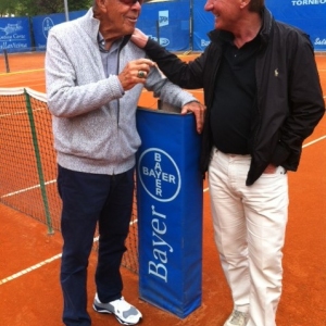 International Junior Tennis Tournament: Nick Bollettieri (a sinistra) dell'omonima Tennis Academy