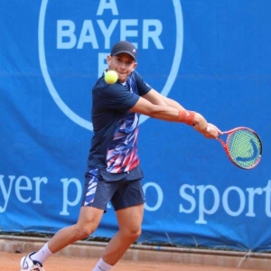 International Junior Tennis Tournament: Anno 2019 36^ edizione del torneo - Il tennista Francesco Passaro in azione,, incitore del singolare maschile
