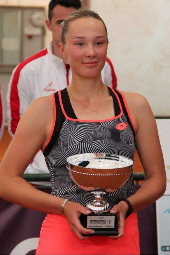 International Junior Tennis Tournament: Anno 2019 - 36^ edizione del torneo - La tennista russa Alina Charaeva, vincitrice del singolo femminile
