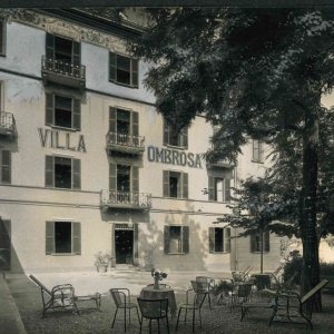 Vecchia Salso - Collezione Fotografica Digitale Famiglia Marzaroli: Primi del Novecento – Albergo Villa Ombrosa, la facciata