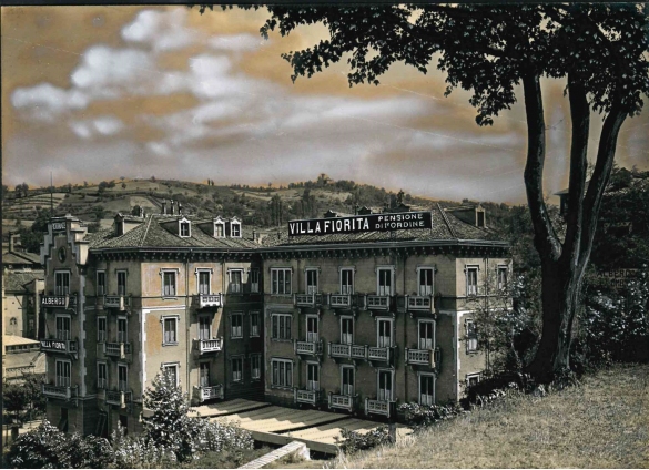 Vecchia Salso - Collezione Fotografica Digitale Famiglia Marzaroli: Primi del Novecento – Albergo Villa Fiorita, vista dell'edificio
