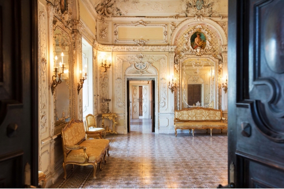 Castello di Tabiano: Salone interno