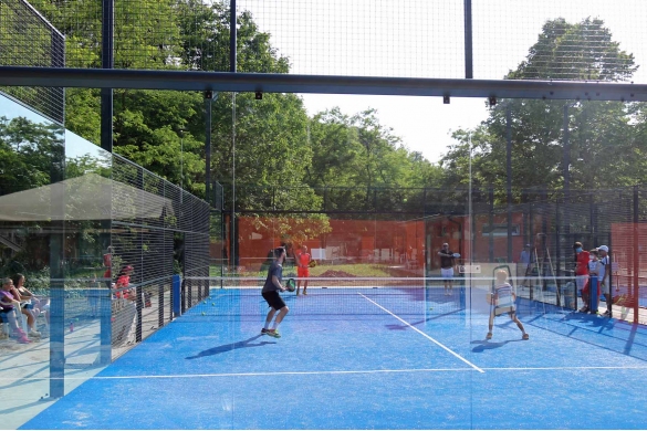 CAMPI DA PADEL A TABIANO: Campo da Padel illuminato presso il TClub di Tabiano