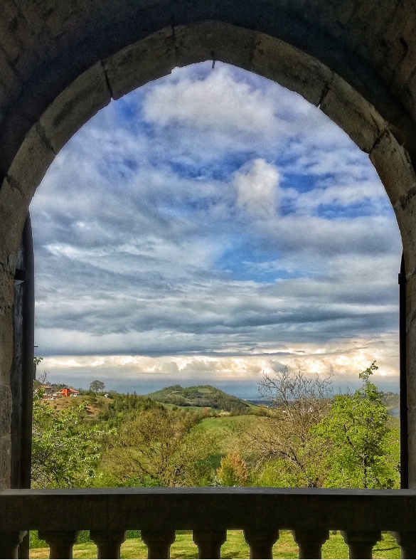 Veduta dal Castello di Contignaco: 