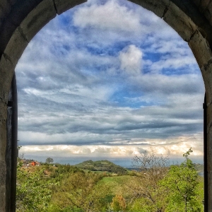 Veduta dal Castello di Contignaco: 