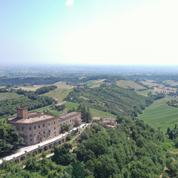 Veduta del Castello di Tabiano: 