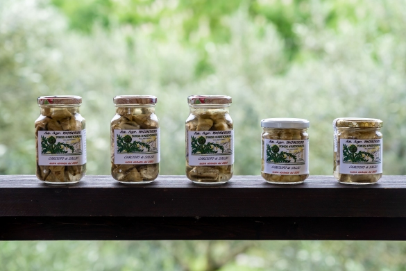Prodotto DECO - Carciofi sott'olio antica varieta autoctona Val Stirone: Azienda Agricola Moschini - Foto Lorenzo Moreni