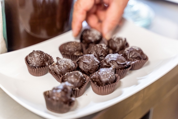 Prodotti - DE.C.O. - Cioccolatini al sale di Salsomaggiore Terme: Produttore: Bar Gelateria I Portici di Salsomaggiore Terme. Foto Lorenzo Moreni.