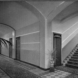 Vecchia Salso - Collezione Fotografica Digitale Famiglia Marzaroli: 1930-1940 Albergo Bolognese, interno (autore Arti Grafiche Molteni)