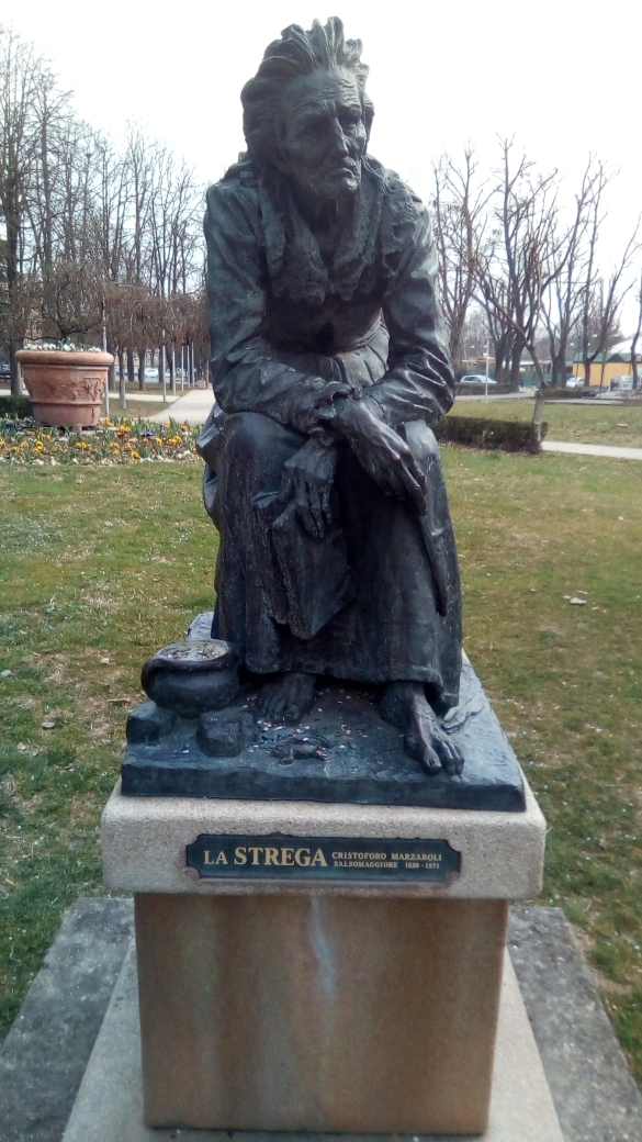 La strega opera di Cristoforo Marzaroli: Parco Corazza