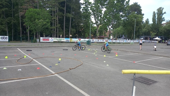 Percorso di abilità per bambini in bicicletta: Pomeriggio a Salsomaggiore con 