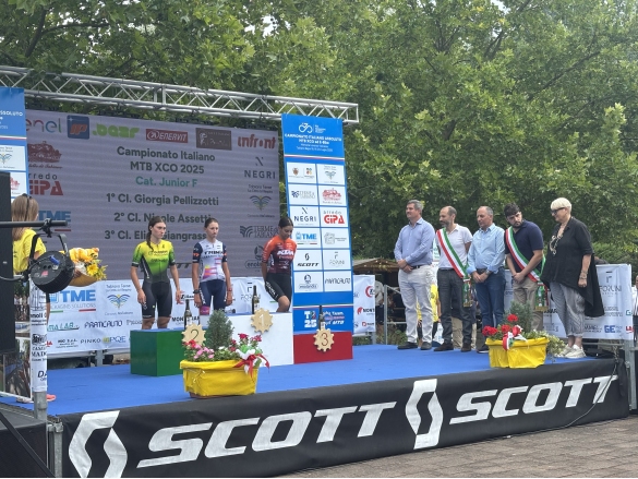 Campionato Italiano MTB XCO: Podio Femminile Junior, Under 23 ed Elite 