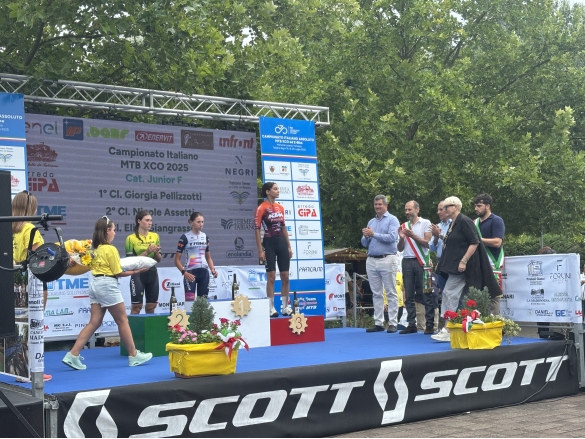 Campionato Italiano MTB XCO: Podio Femminile Junior, Under 23 ed Elite 