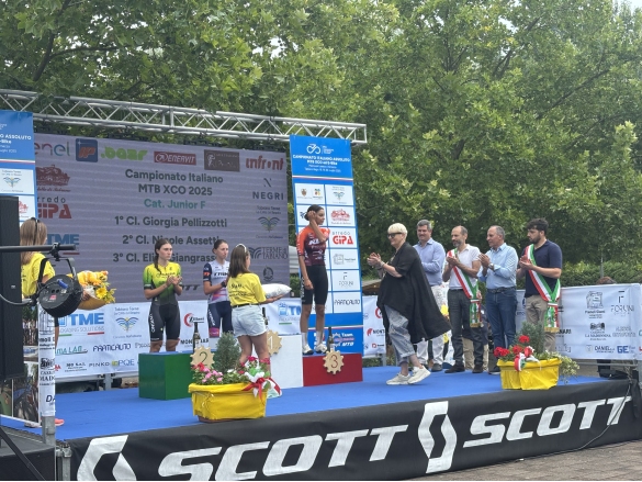 Campionato Italiano MTB XCO: Podio Femminile Junior, Under 23 ed Elite 