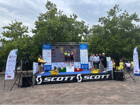 Campionato Italiano MTB XCO: Podio Femminile Junior, Under 23 ed Elite 