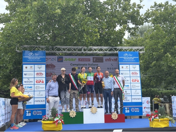 Campionato Italiano MTB XCO: Podio Femminile Junior, Under 23 ed Elite 