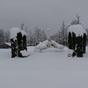 Monumento alla Resistenza : Nevicata 2020 -  